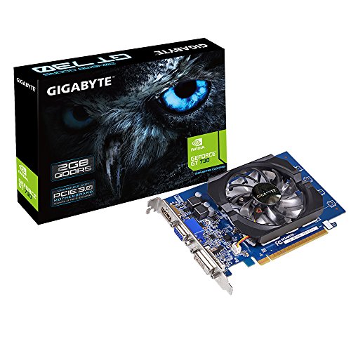 GigabyteGV-N730D5-2GI REV2.0 NVIDIA GeForce GT 730 2GB - Tarjeta gráfica (Activo, ATX, NVIDIA, GeForce GT 730, GDDR5, PCI Express 2.0)