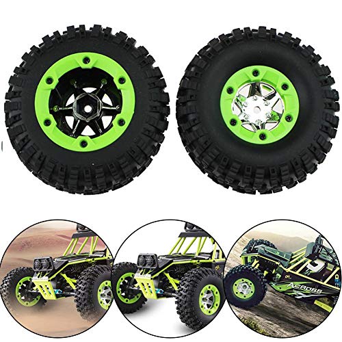 Goodtimera - Neumáticos de coche RC Rock Crawler 3 estilos, juego de neumáticos de goma, accesorios de neumáticos de rueda elevada para WLtoys 12428 vehículos Magnificent