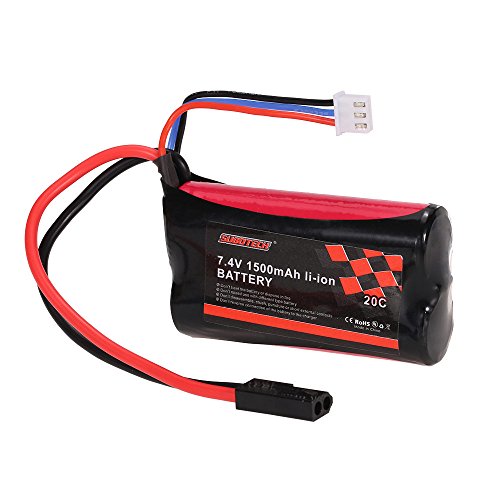 Goolsky Batería del Li-Ion de SUBOTECH 7.4V 1500mAh 20C para El Coche de SUBOTECH BG1506 BG1507 BG1513 RC