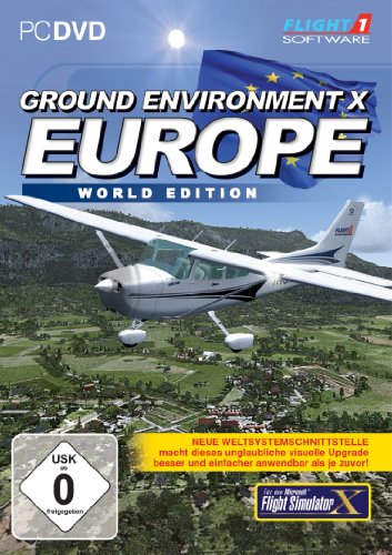 Ground Enviroment X - Europe World Edition (Für Flight Simulator X) [Importación Alemana]