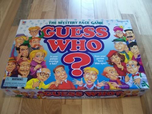 Guess Who Board Game 1996 Edition by Milton Bradley