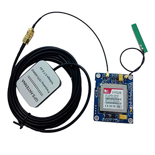 Guiping Módulo inteligente 3G GSM GPRS SMS placa de desarrollo con antena PCB GPS para Arduino - productos que funcionan con placas Arduino oficiales