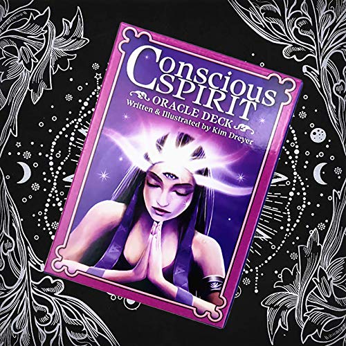 GUOHAPPY Conscious Spirit Oracle Cards: 45 Tarot Cards, Board Game Divination Fate Includes Chakras Angels & Spirits Guides
