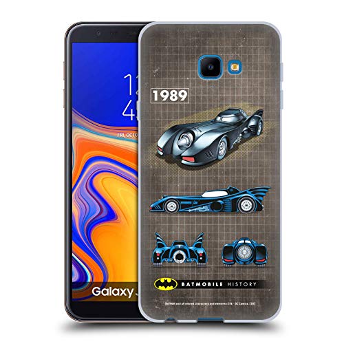 Head Case Designs Oficial Batman DC Comics 1989 Película Historial de batmóviles Carcasa de Gel de Silicona Compatible con Samsung Galaxy J4 Core