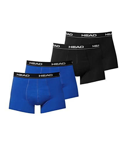 Head para hombre de tipo bóxer calsoncillos 4 Pack Blue/Black 2x black 2x blue/black Talla:S