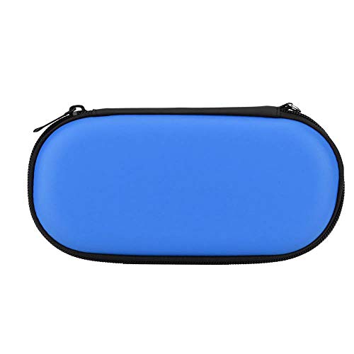 Heayzoki Funda Protectora rígida, Estuche rígido, Funda rígida a Prueba de Golpes, Bolsa de Viaje para Sony PS Vita, con Almacenamiento de Juegos Incorporado(Azul)