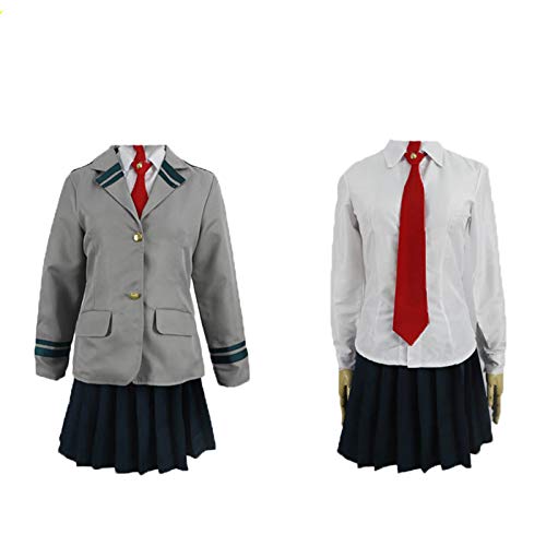 Hellomiko My Hero Academia Disfraz Midoriya Izuku Bakugou Katsuki Uniforme Escolar Traje de Estudiante Conjunto Completo Anime Cosplay Disfraz