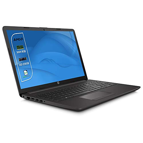 HP 255 G7 Ordenador portátil 15.6" HD A4 9125, 8GB RAM, 256 GB SSD M.2, Radeon R3 Graphics, Windows 10 Professional, HDMI,- Teclado QWERTY Italiano Notebook