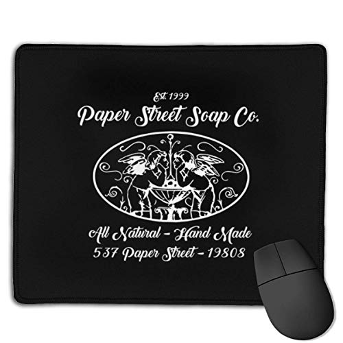 huatongxin Fight Club Paper Street Co, Trucker Cap Customized Designs Non-Slip Rubber Base Alfombrilla de ratón para juegoss for Mac,22cm×18cm Pc, Computers. Ideal for Working Or Game