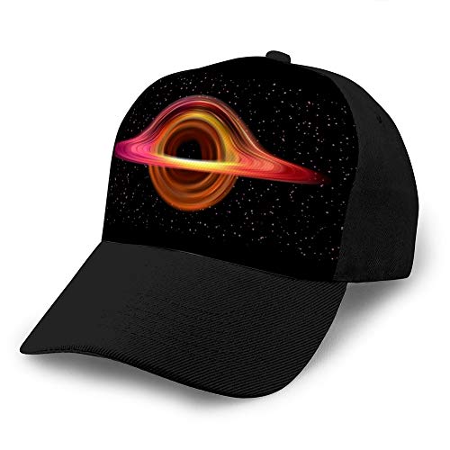 hyg03j4 6 Gorras de béisbol Sombreros Tamaño Ajustable Agujero Negro Realista Espacio Estrella destrucción c