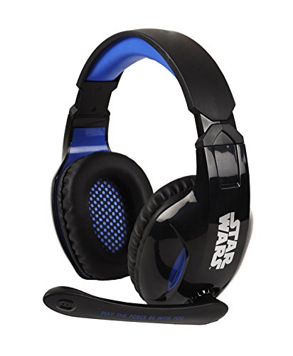 Indeca HS045 Binaural Diadema Negro, Azul Auricular con micrófono - Auriculares con micrófono (PC/Juegos, 0,03 W, Binaural, Diadema, Negro, Azul, Alámbrico)