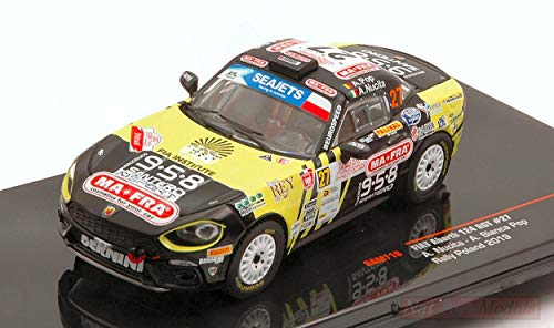 Ixo Model RAM718 FIAT Abarth 124 RGT N.27 Rally Polen 2019 NUCITA-Pop 1:43 Model Compatible con