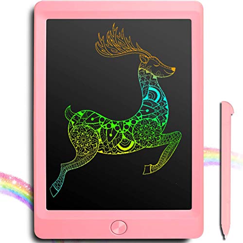 JOEAIS Tableta de Escritura LCD Color 8,5 Pulgadas Doodle Tabler de Escritura electrónica Tablero de Dibujo Digital Tableta de Dibujo gráfico Adecuado para niños, hogar, Escuela, Oficina (Rosado)