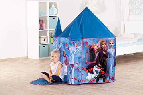 John 75117 Frozen 2 Disney Palace Deluxe - Tienda de campaña para Juegos (estaño, con candado), Color Azul