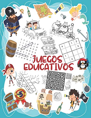 Juegos Educativos: Rompecabezas y pasatiempos para niños a partir de 5 años, Encuentra las diferencias, Sopa de letras, Sudoku, Desafío laberintos, Unir los puntos.....