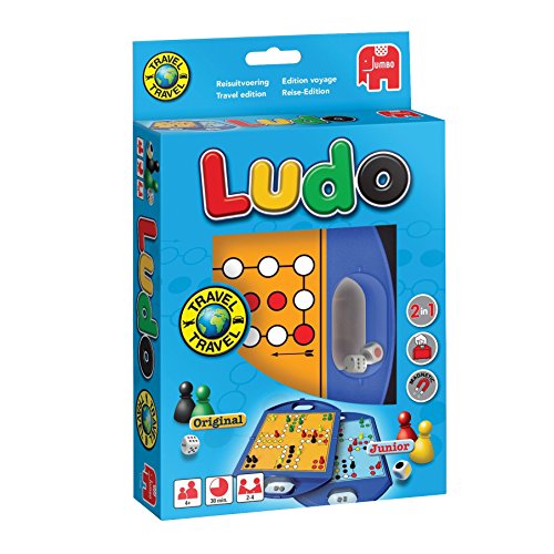 Jumbo Ludo 2in1 Travel Niños y adultos Estrategia - Juego de tablero (Estrategia, Niños y adultos, 30 min, Niño/niña, 4 año(s), Alemán, Holandés, Inglés, Finés)