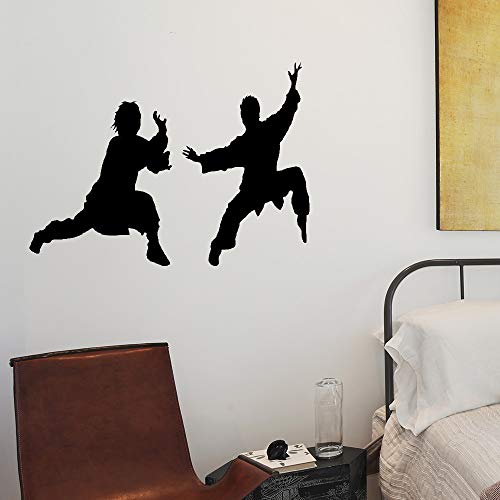 Karate Arts Martial Fighters Sport Game Decal Inicio Sala de estar Decoración Sala de juegos