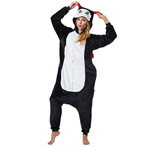 Katara-Kigurumi (2 Modelos) Pijamas Disfraz Halloween Adultos Unisex Talla 145-155cm, color diablo, (S) (1744) , color/modelo surtido