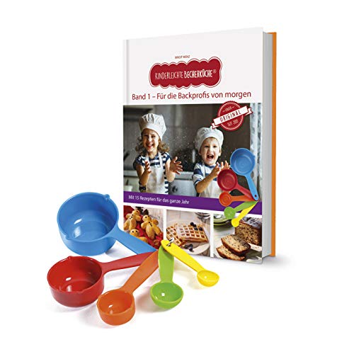 Kinderleichte Becherküche Niños Ligero Taza Cocina 03636 Back Juego de 6 Piezas para niños Incluye Vaso Medidor