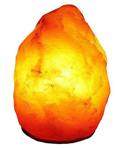 Lámpara de cristal de sal de 8-10 kg con bombilla especial - Sur del Himalaya(2231)