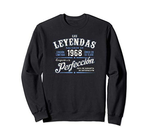 Las Leyendas Nacieron En 1968 Vintage 53 Cumpleaños Sudadera