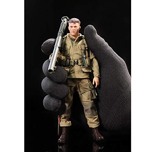 Leying 1/12 Escala Segunda Guerra Mundial U.S. 101st Airborne Division Paracaidista Ryan Ryan Modelo De Cuerpo Masculino Y Disfraz