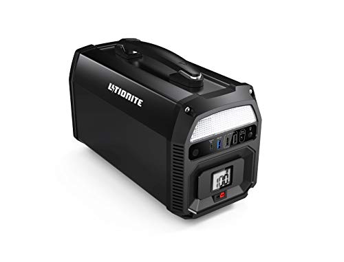 Litionite Titan 500W / 124.800mAh Generador de energía portátil eléctrico - 2X AC Toma de Corriente - 3X USB (Quick Charge) - 1x Type-C PD - 3X DC - Batería Externa para PC/Ordenador/TV/Cámara/Drone