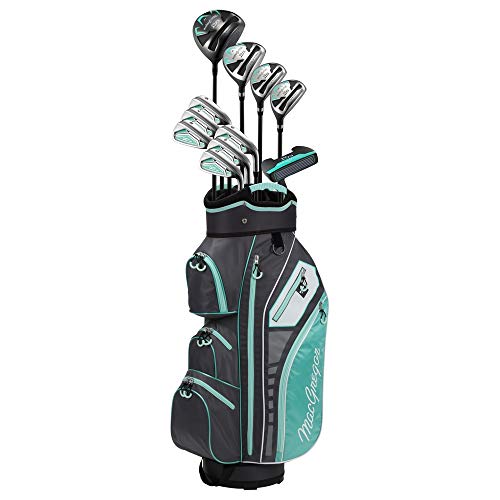 MacGregor DCT3000 Juegos completos de Palos de Golf, Women's, Negro/Agua Marina, Mujeres diestras