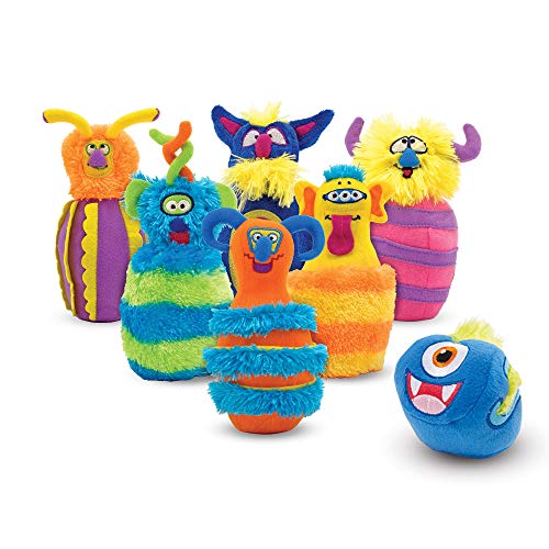 Melissa & Doug- Monster Bowling Juego de Bolos, 2+ Años, Multicolor (2210) , color/modelo surtido