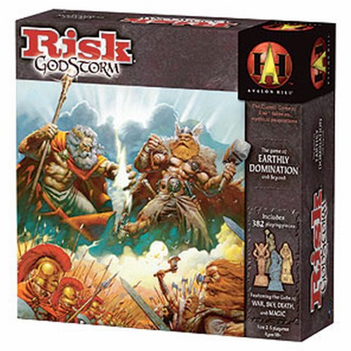 Milton Bradley Hasbro 4098337 Risk GodStorm - Juego de Mesa de Estrategia (Idioma inglés)