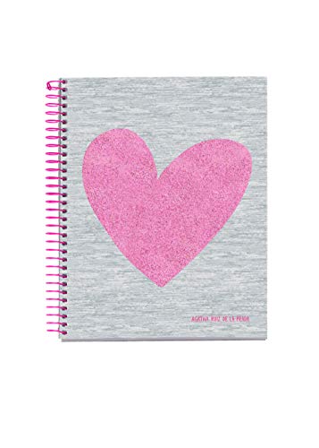 Miquelrius 46143 Cuaderno A6 120 Cuadrícula Love Agatha Ruiz de la Prada