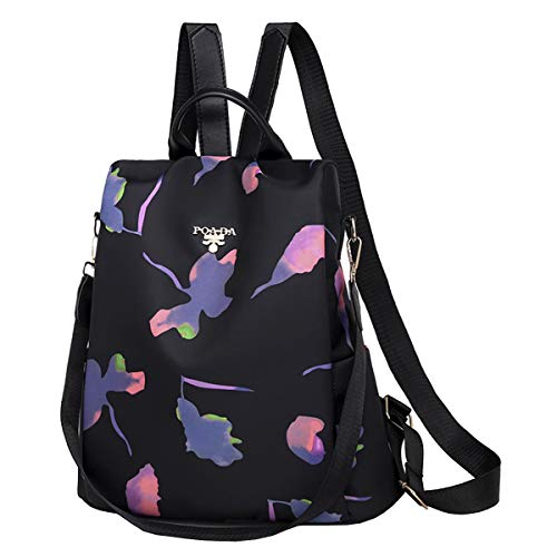 Mochilas Tipo Casual para Mujer,Mariposa Morada