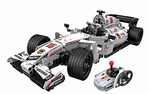 Modbrix Coche teledirigido F1 con función de potencia, escala 1:12, 729 piezas