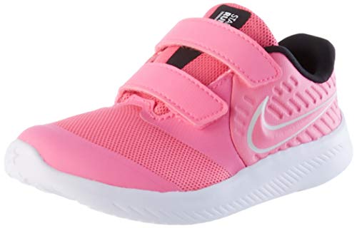 NIKE Star Runner 2 (TDV), Sneaker Unisex niños, Pink Glow Photon Dust Black White, 26 EU