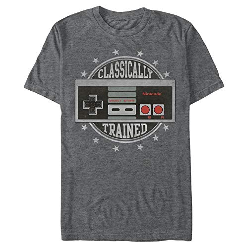 Nintendo Classically Trained playera gráfica para hombre - Negro - Large