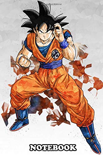 Notebook: Son Goku , Journal for Writing, College Ruled Size 6" x 9", 110 Pages