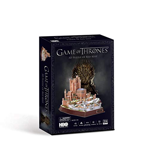 Paul Lamond- Game of Thrones Red Juego de Tronos Rojo Keep 3D Puzzle, Multicolor (7465)