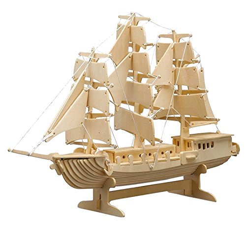 Peter Bausch 869-Modelado Kit de Vela de Madera Barco 80 Piezas