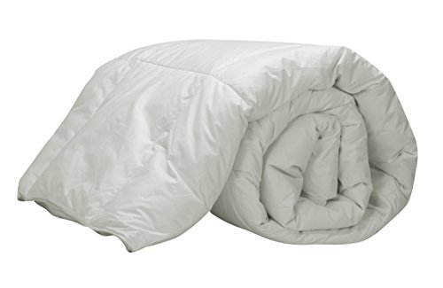 Pikolin Home - Edredón/Relleno nórdico natural de plumón de oca 92%, funda 100% algodón de percal, 250gr/m², 225x220cm-Cama 150 (Todas las medidas)