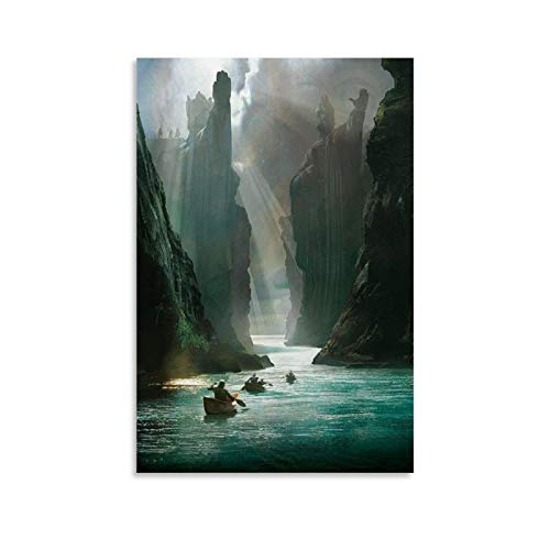 Póster de Argonath de El Señor de los Anillos, pintura decorativa en lienzo para pared, para sala de estar, dormitorio, 50 x 75 cm