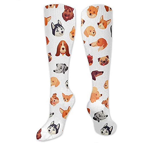 PPPPPRussell Novelty Socks Calzini con novità animali per donne, ragazze, ragazzi, calze divertenti per corsa, sport, viaggi, tutti i giorni [8,5X50 Cm]