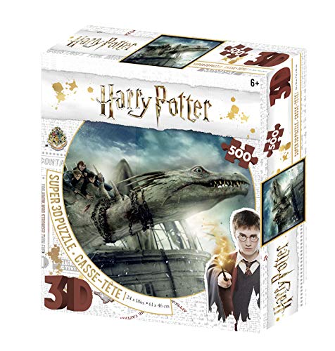 Prime 3D- Redstring - Puzzle lenticular Harry Potter Norbert 500 Piezas (Efecto 3D) (HP32510)