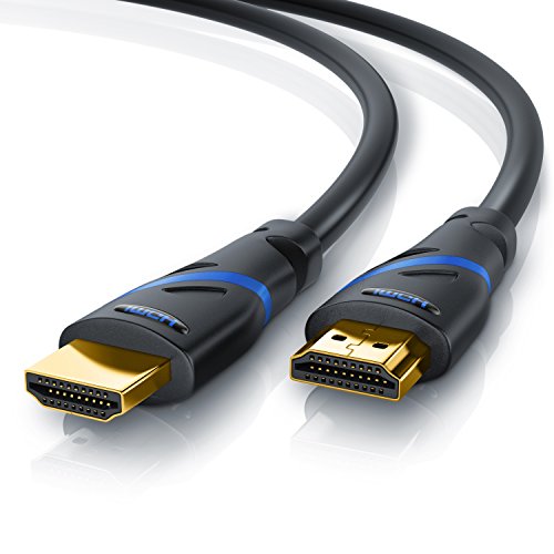 Primewire - 2,0m Ultra HD 4k Cable HDMI - HDMI 2.0 - Alta Velocidad con Canal de Ethernet - 4K Ultra HD 2160p 60Hz Full HD 1080p - 3D ARC CEC HDCP - Contactos Dorados