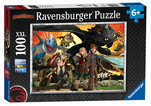 Ravensburger Dragons - Los Amigos de los Dragones, Rompecabezas de 100 Piezas 109180