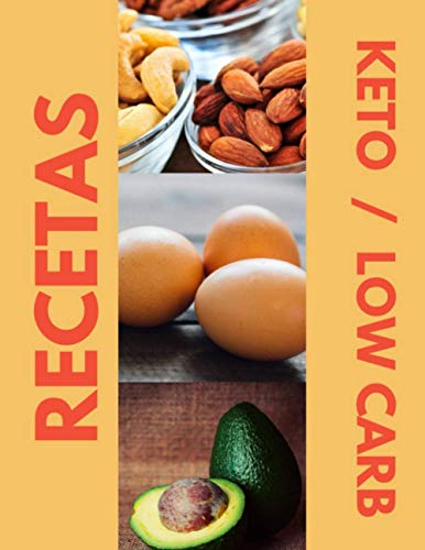 Recetas Keto / Low Carb: Libro de recetas/ Organiza tus recetas con este cuaderno/ Tiene índice para que la búsqueda sea fácil/ Cada receta tiene ... notas y foto. Tamaño grande. Letras grandes