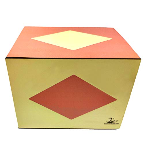 RecontraMago Cajas para Ilusionismo, Juegos de Magia en Madera (Cajón Desaparición Multicolor)