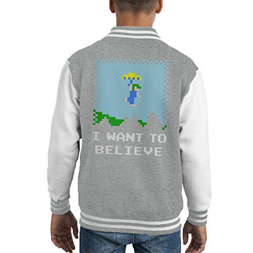 Retro Believer Lemmings Kid's Varsity Jacket