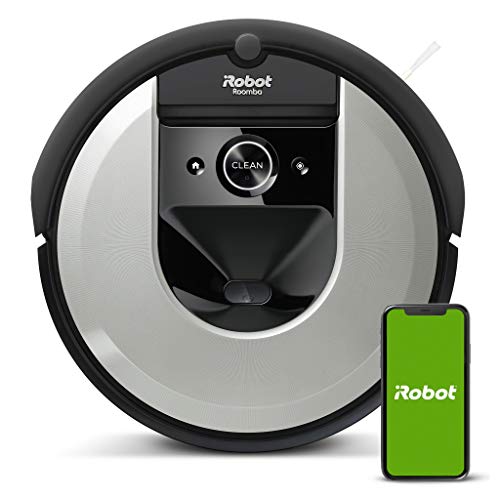 Robot aspirador iRobot Roomba i7156 Alta potencia, Para mascotas, Mapea y se adapta a tu hogar, Programa por habitación, Limpia por objeto, Sugerencias personalizadas, Compatible con asistentes voz