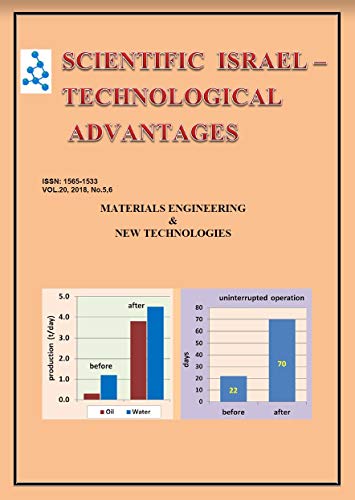 Sceintific Israel Technological Advantages (SITA): SITA_vol.20, no.5,6 ,2018 (Volume 20, number 5 and 6) (English Edition)