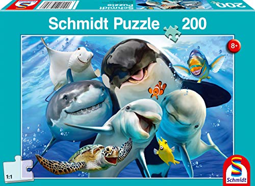 Schmidt Spiele- Puzle Infantil (200 Piezas), Color carbón (56360)